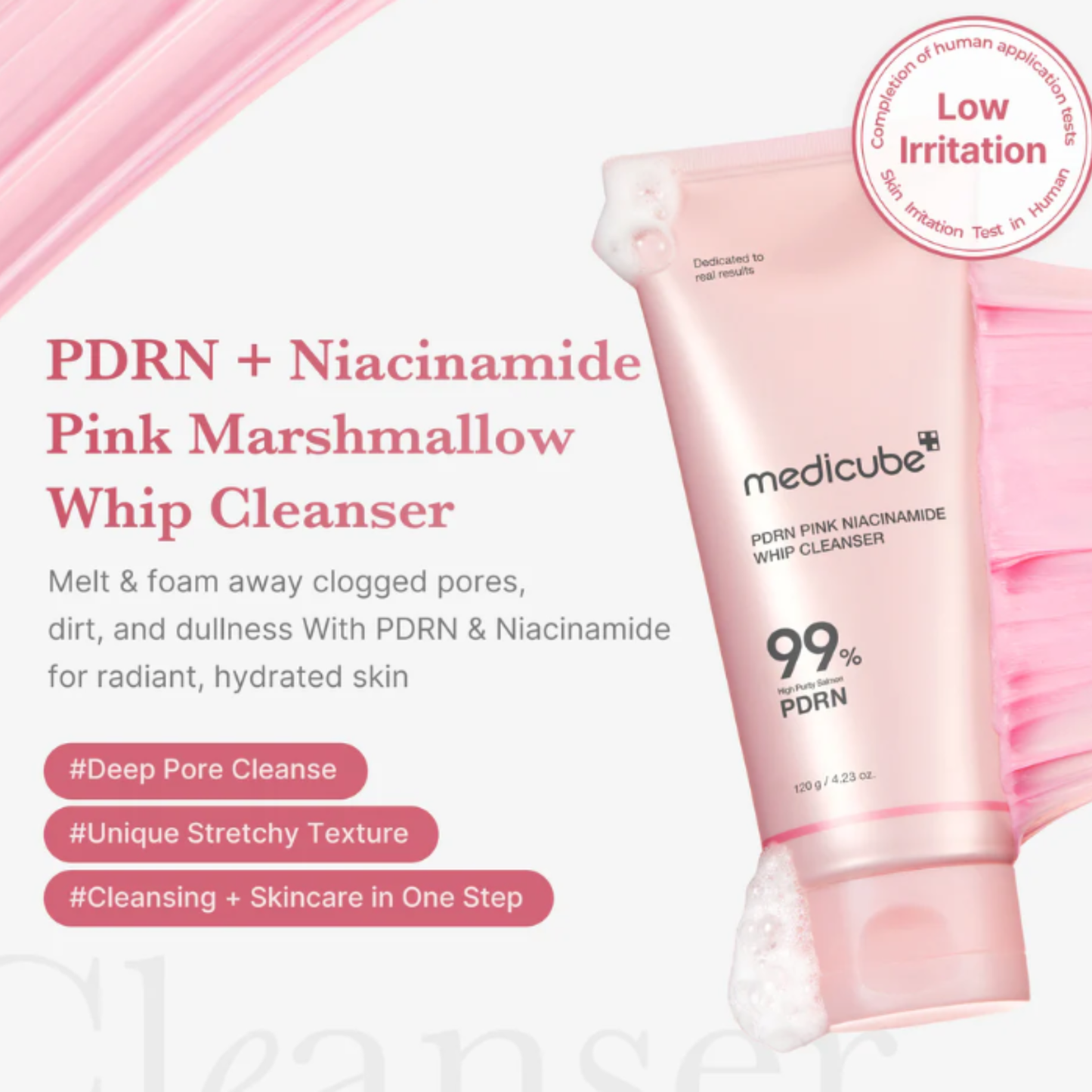 Routine Medicube PDRN Pink Glow لإشراقة البشرة