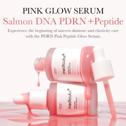 Routine Medicube PDRN Pink Glow لإشراقة البشرة