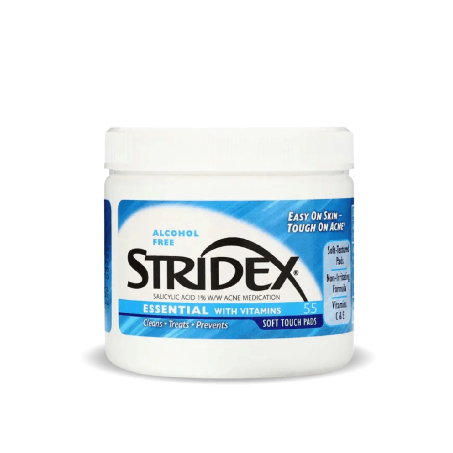 Stridex Essential With Vitamins Pads - 55 Pads